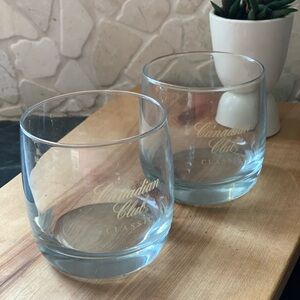 CANADIAN CLUB | Set of 2 | Rocks Low-Ball Glasses